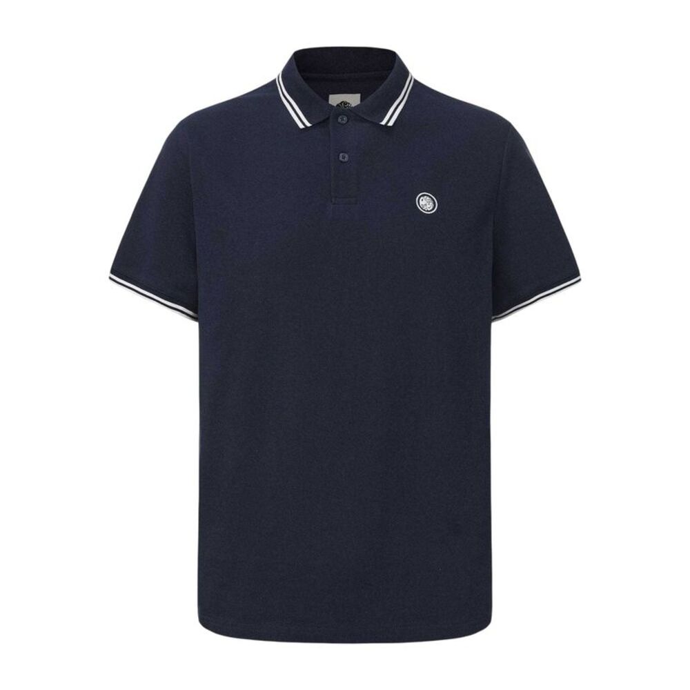 Pretty Green Mens Tipped Polo Shirt / Navy